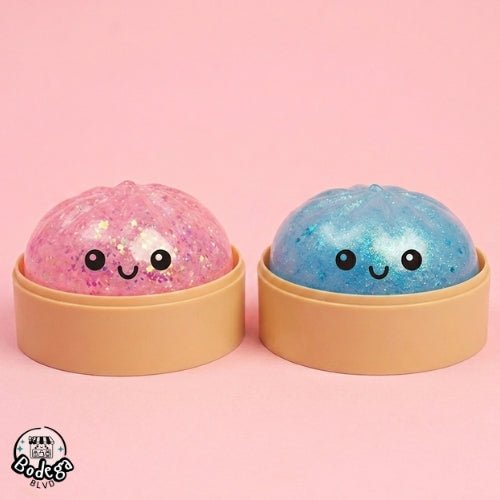 Glitter Dumpling Squishy Toy 1 Piece - Bodega