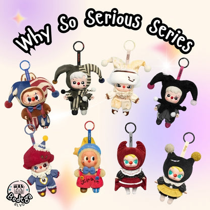 Labubu The Monsters – WHY SO SERIOUS Series Vinyl Plush Pendant Blind Box