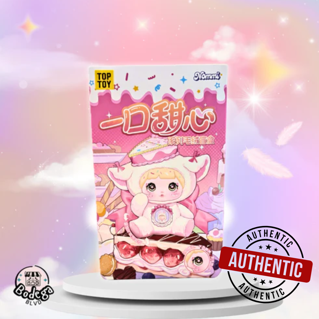 Nommi – A Bite of Sweetheart Series Plush Toy Keychain Blind Box (Random Dessert-Inspired Design)