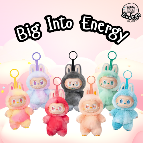 Labubu The Monsters Big Into Energy Series – Plush Pendant Blind Box Collectible (Random Energy Design)