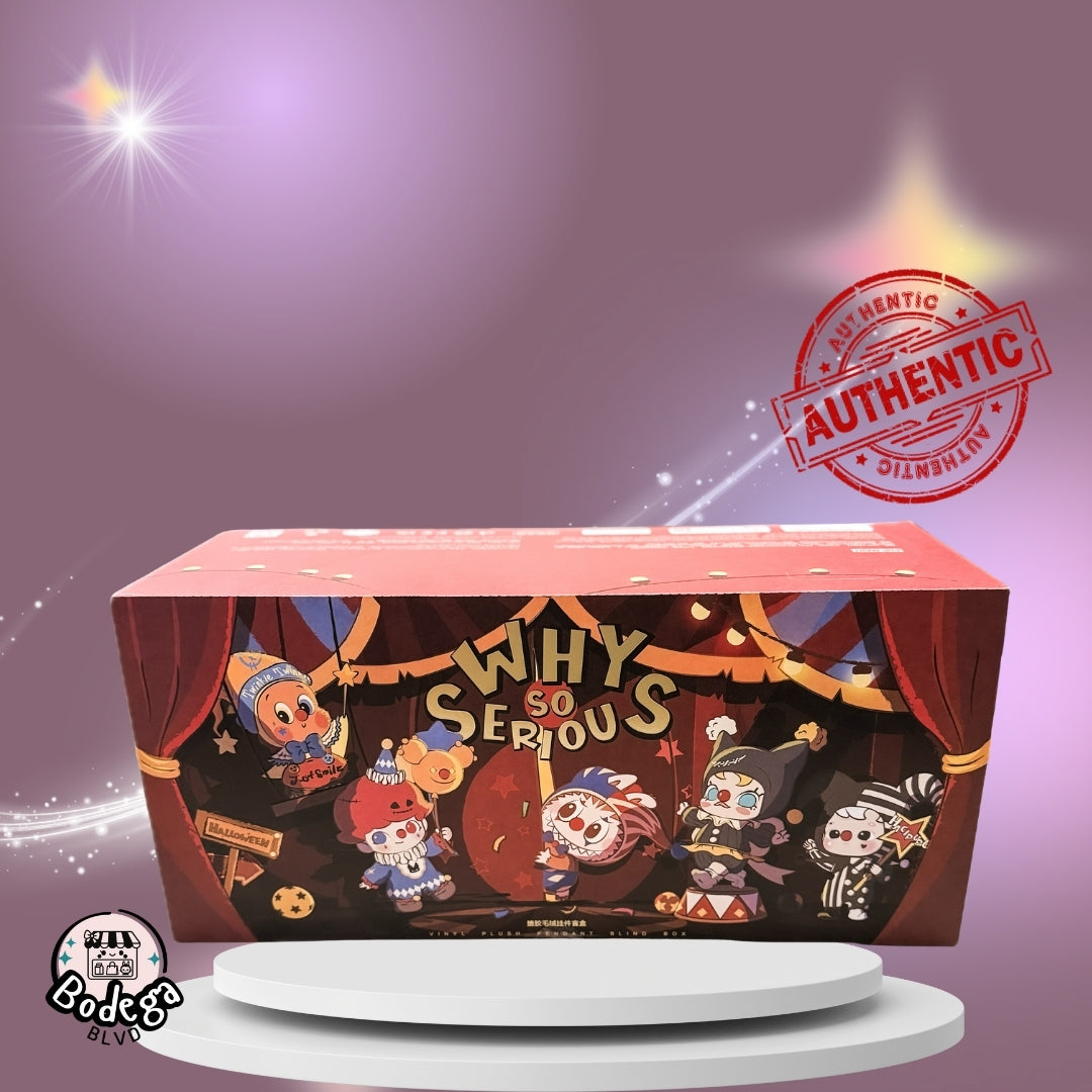 Labubu The Monsters – WHY SO SERIOUS Series Vinyl Plush Pendant Blind Box