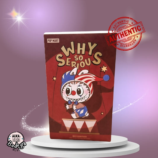 Labubu The Monsters – WHY SO SERIOUS Series Vinyl Plush Pendant Blind Box