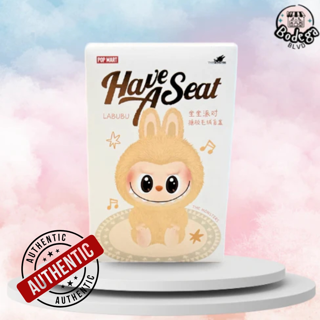 Labubu The Monsters – Have a Seat Series Plush Blind Box (Seated Collector’s Edition)