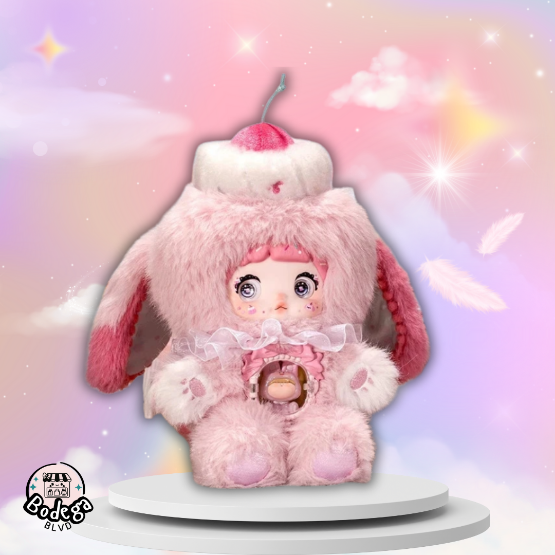 Nommi – A Bite of Sweetheart Series Plush Toy Keychain Blind Box (Random Dessert-Inspired Design)