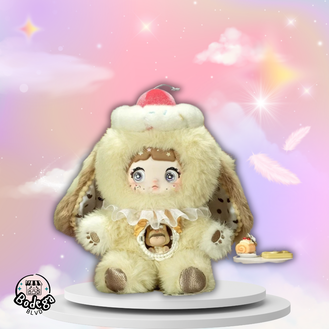 Nommi – A Bite of Sweetheart Series Plush Toy Keychain Blind Box (Random Dessert-Inspired Design)