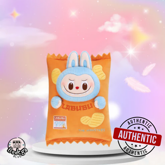 Labubu The Monsters – Wacky Mart Series “Chips” Pillow (56×35 cm Decorative Plush)