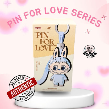 Labubu The Monsters – Pin for Love Series (Yellow Box A–M) – Vinyl Plush Pendant Blind Box