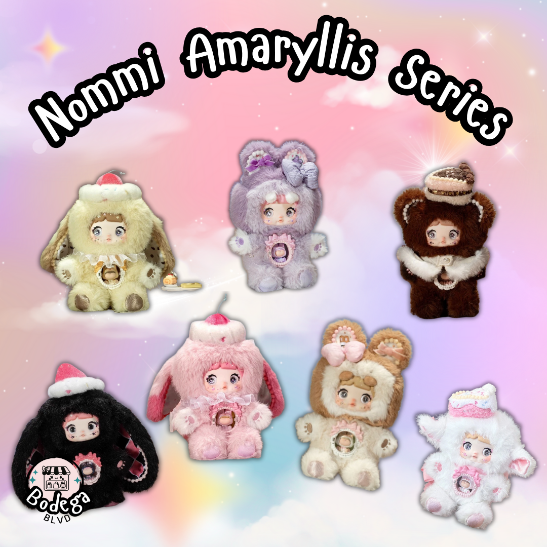 Nommi – A Bite of Sweetheart Series Plush Toy Keychain Blind Box (Random Dessert-Inspired Design)