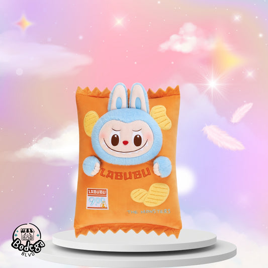 Labubu The Monsters – Wacky Mart Series “Chips” Pillow (56×35 cm Decorative Plush)
