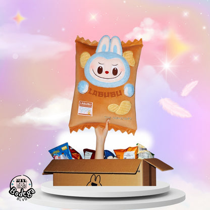 Labubu The Monsters – Wacky Mart Series “Chips” Pillow (56×35 cm Decorative Plush)