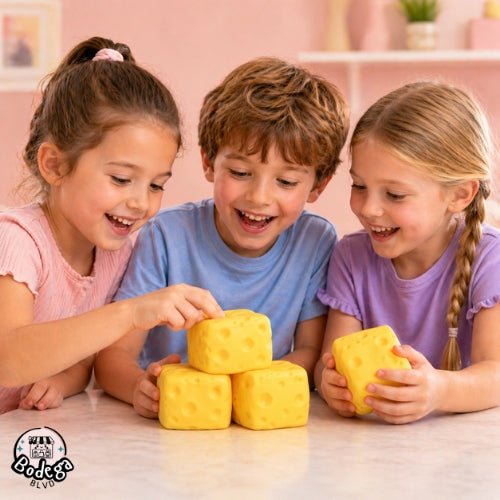 Yellow cheese squishy toy