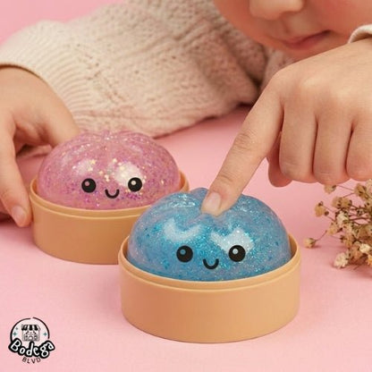 Glitter Dumpling Squishy Toy 1 Piece
