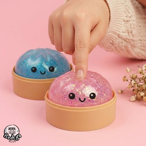 Glitter Dumpling Squishy Toy 1 Piece