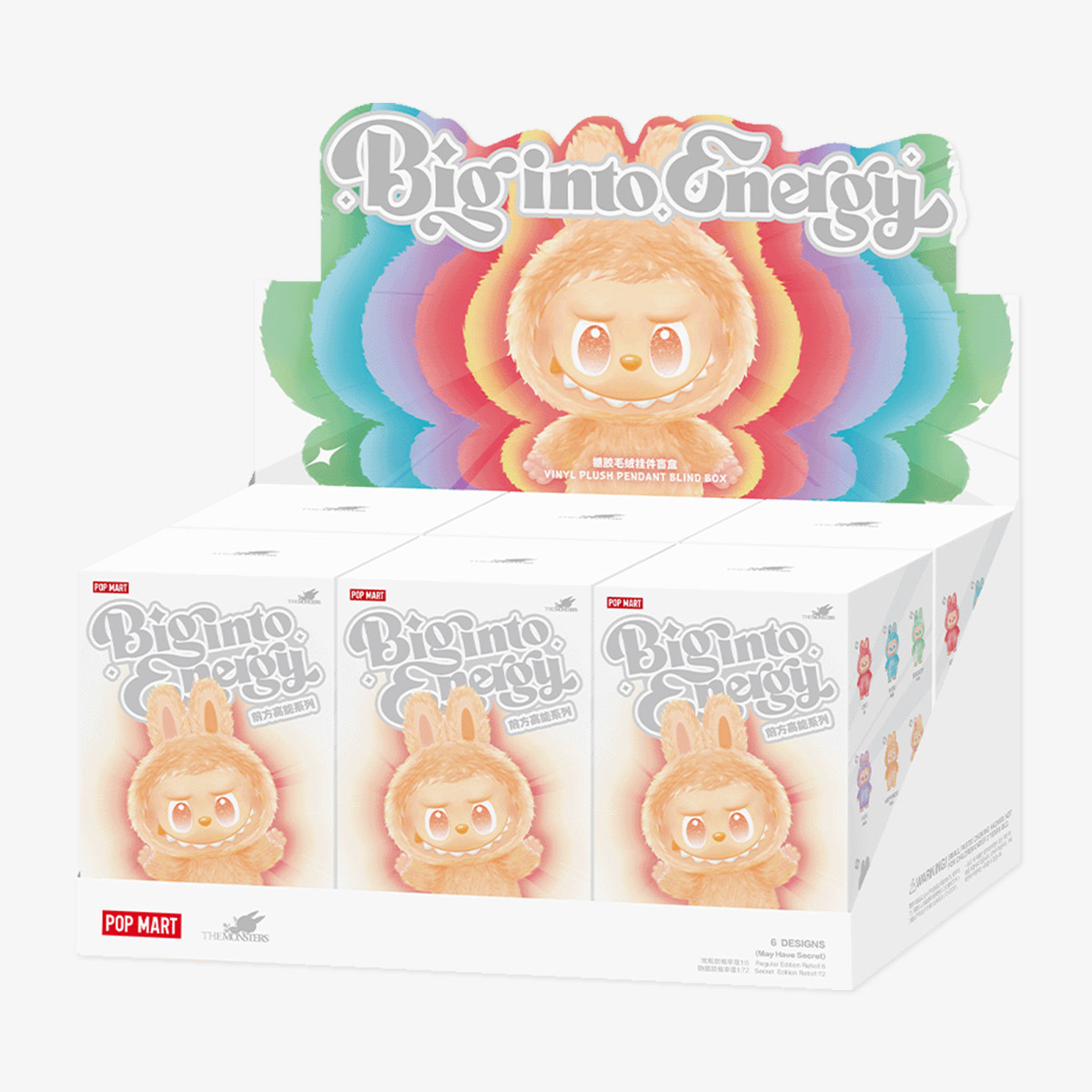 Labubu The Monsters Big Into Energy Series – Plush Pendant Blind Box Collectible (Random Energy Design)